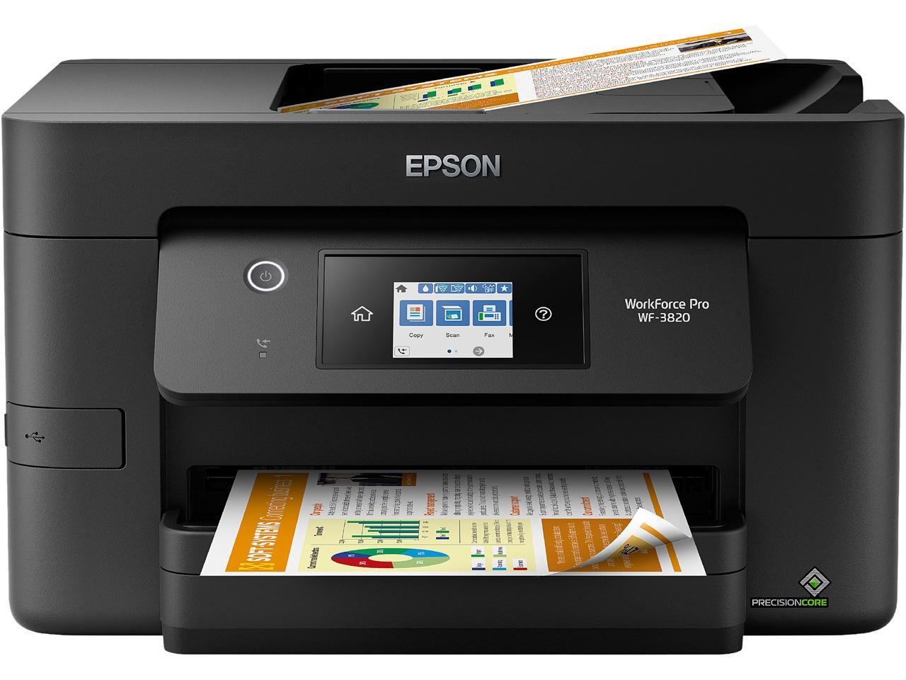 Epson WorkForce Pro WF-3820 Wireless All-in-One Inkjet Printer