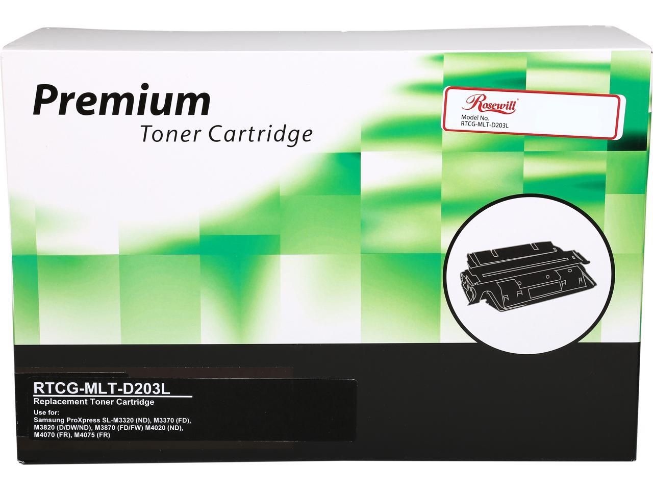 Rosewill RTCG-MLT-D203L High Yield Black Toner Replaces Samsung MLT-D203L