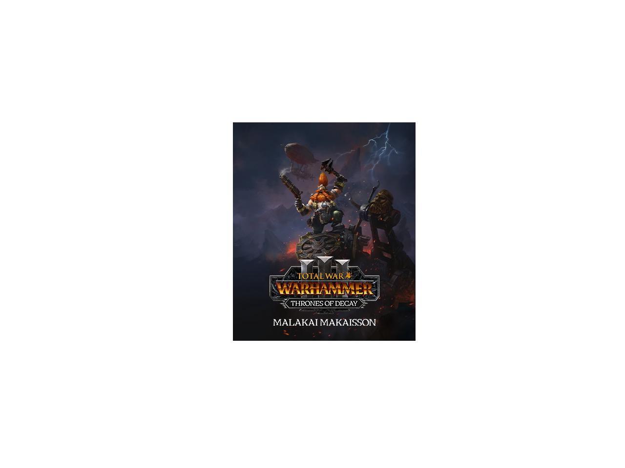 Total War: WARHAMMER III - Malakai – Thrones of Decay - PC [Steam Online Game Code]