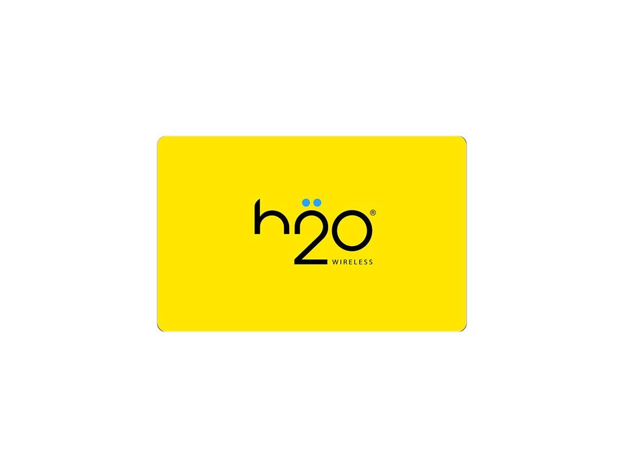 H2O Wireless $10 Prepaid Code - Pay As You Go (Email Delivery)