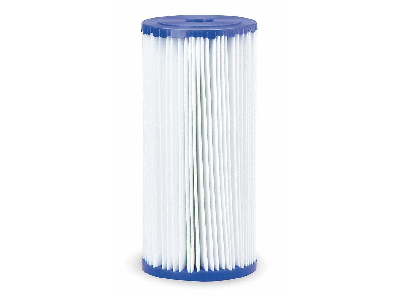 PENTAIR/PENTEK 155430-75 Pleated Filter Cartridge, 20 gpm, 30 Micron, 4-1/2