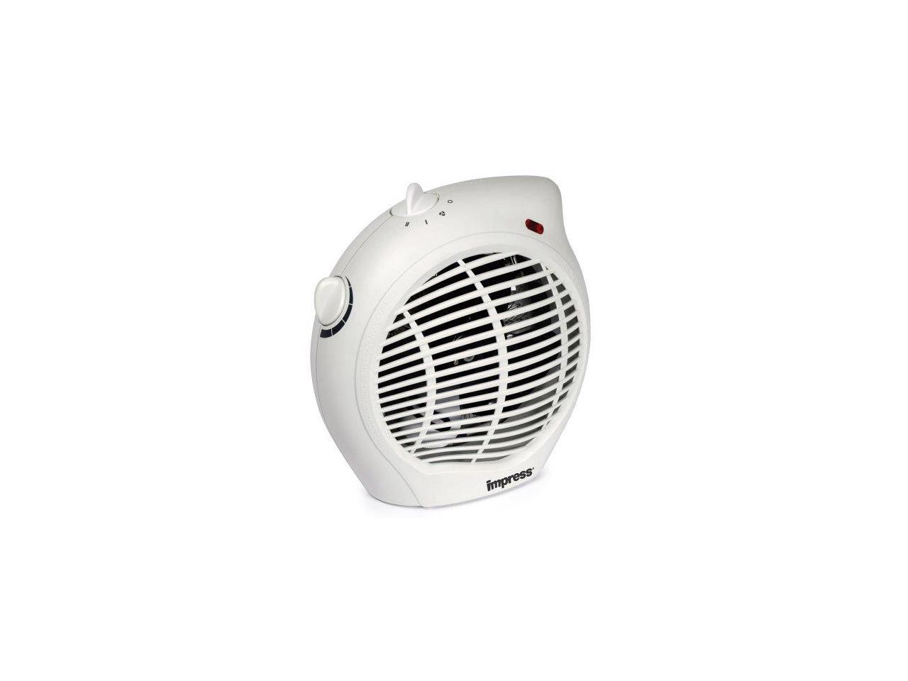 Impress IM-701 1500 watt 2 Speed Fan Heater with Adjustable Thermostat