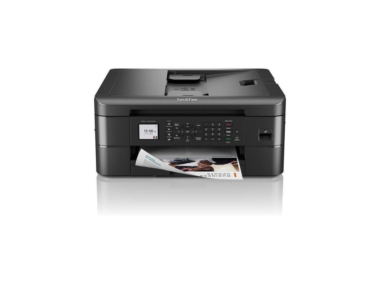 Brother MFC-J1010DW Wireless Color Inkjet All-in-One Printer with Mobile Device and Duplex Printing