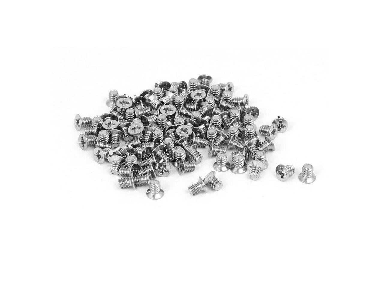 Computer PC Case 3.5-inch HDD Flat Phillips Head Hard Drive Screw 6#-32 100pcs