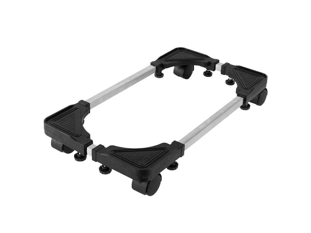 VIVO Black Large Gaming PC Cart, Rolling CPU Stand, Adjustable Computer Trolley with Locking Casters (CART-PC03L)