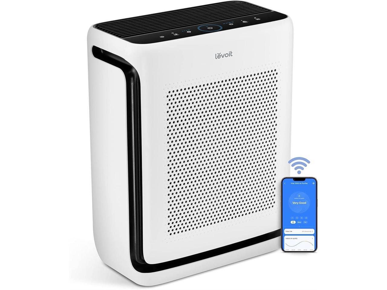 LEVOIT Air Purifiers Vital 200S-P for Home Large Room Up to 1800 Ft² in