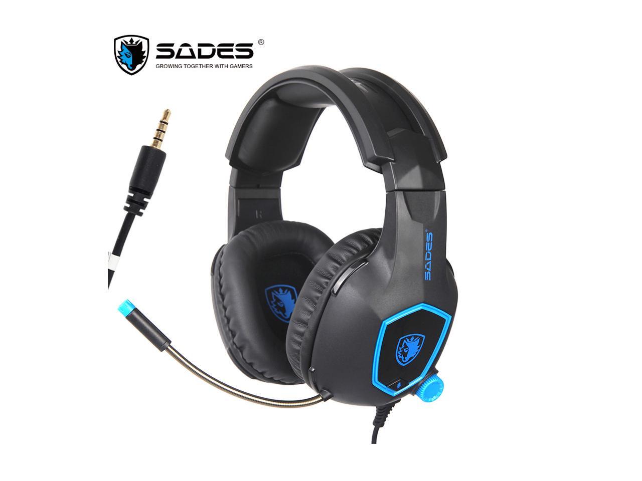 SADES SA-818 PS4 Gaming Headset Casque PC Gamer Headphones with Mic for New Xbox One Controller Laptop Mobile Phone